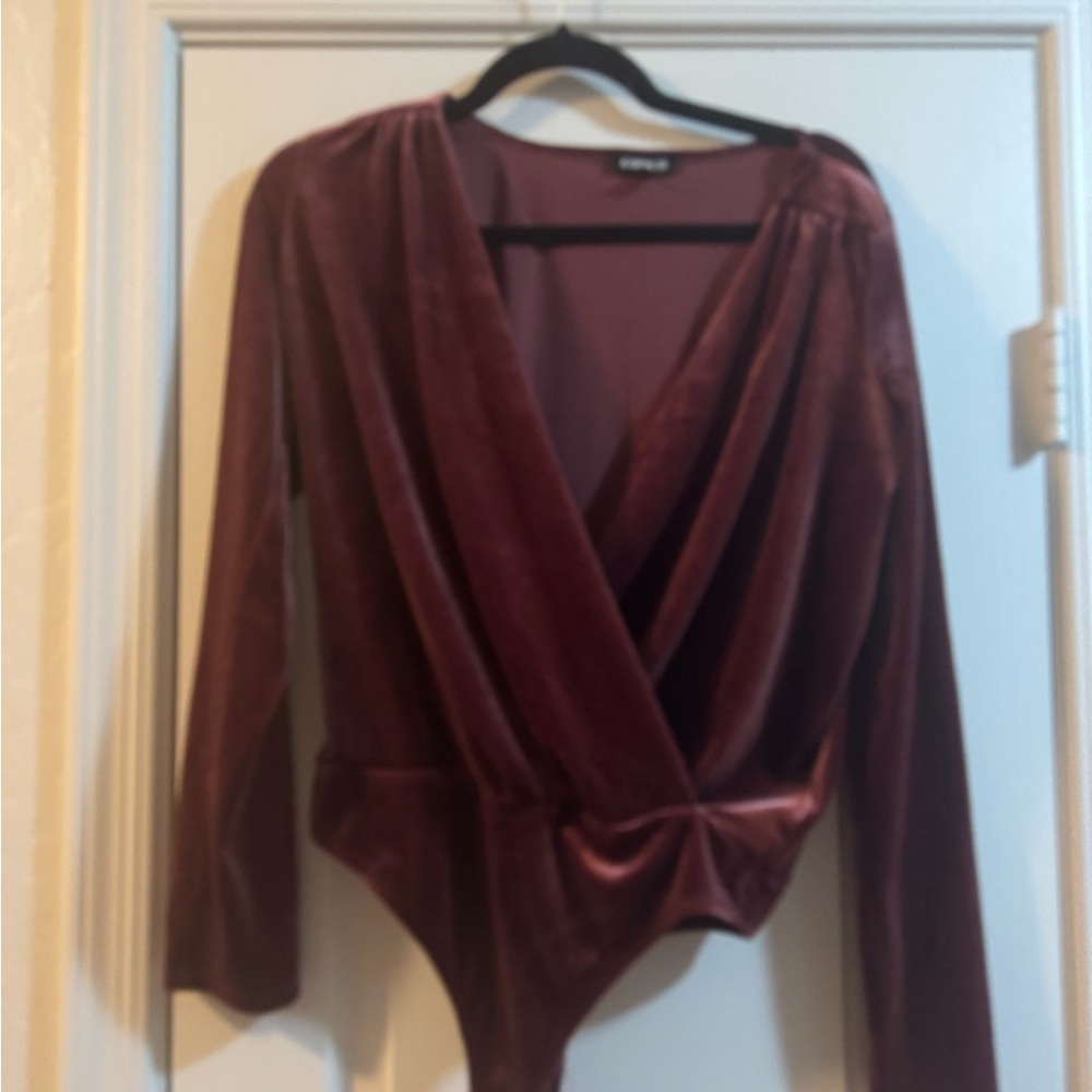 Express Velvet Bodysuit